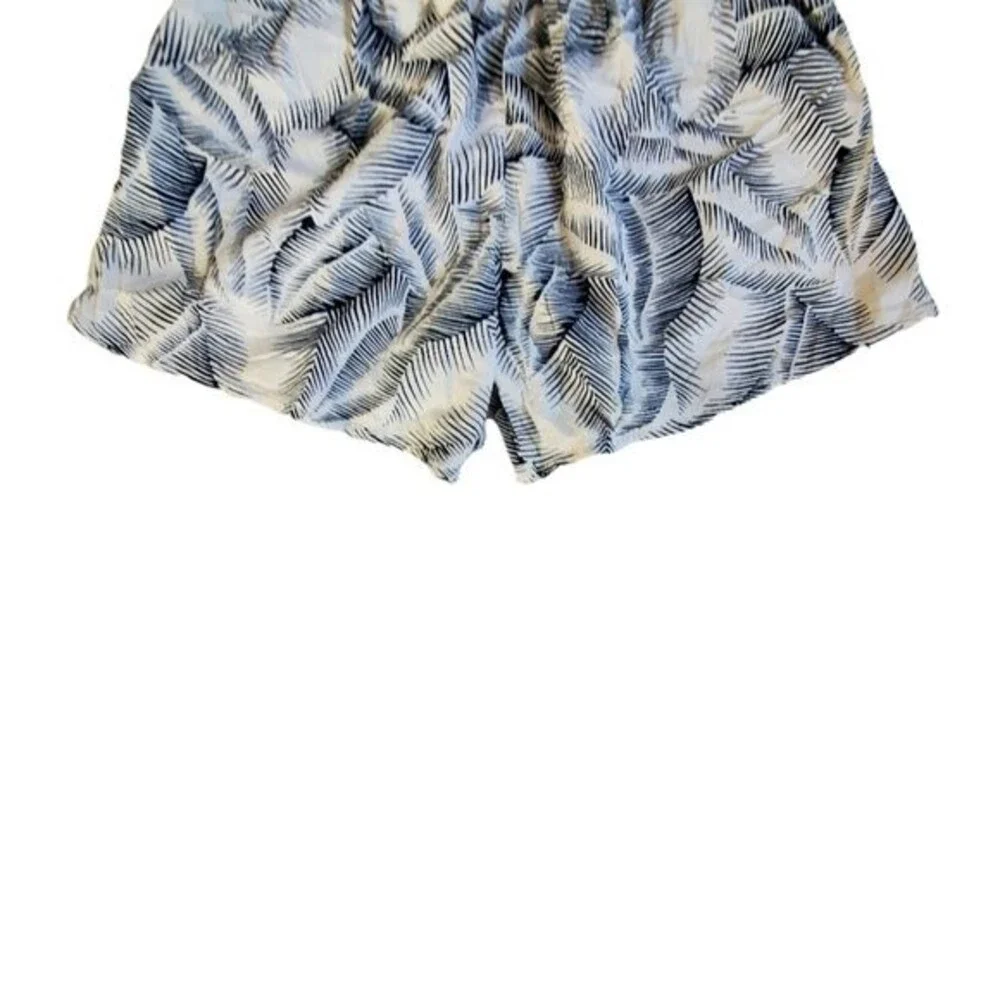 Gap Kids blue white leaf print shorts sz XXL